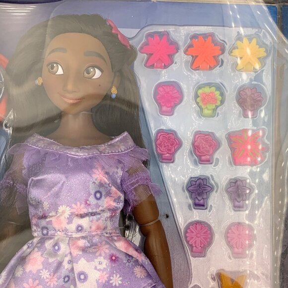 Disney Encanto Isabela Hair Play Doll Flower Accessories Damaged Box Movie - Picture 3 of 7